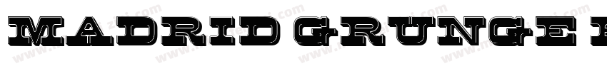 Madrid Grunge Regular字体转换